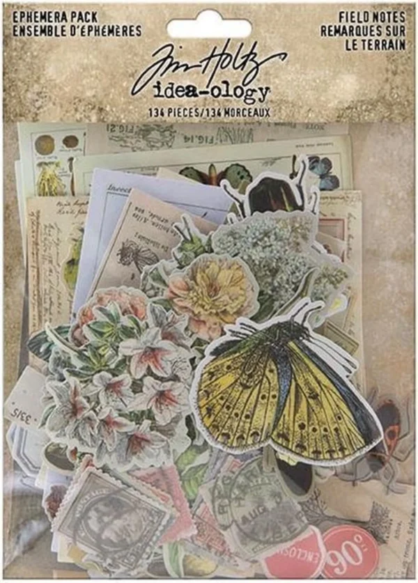 Tim Holtz Field Notes Ephemera Pack (TH94051)