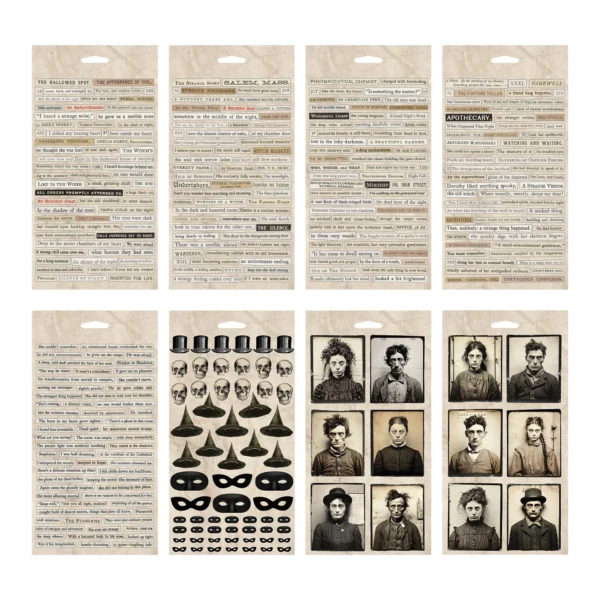 Tim Holtz Halloween Sticker Book (TH94402) (DISCONTINUED)