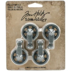 Tim Holtz Mini Pulley Wheels (4pcs) (TH93580)