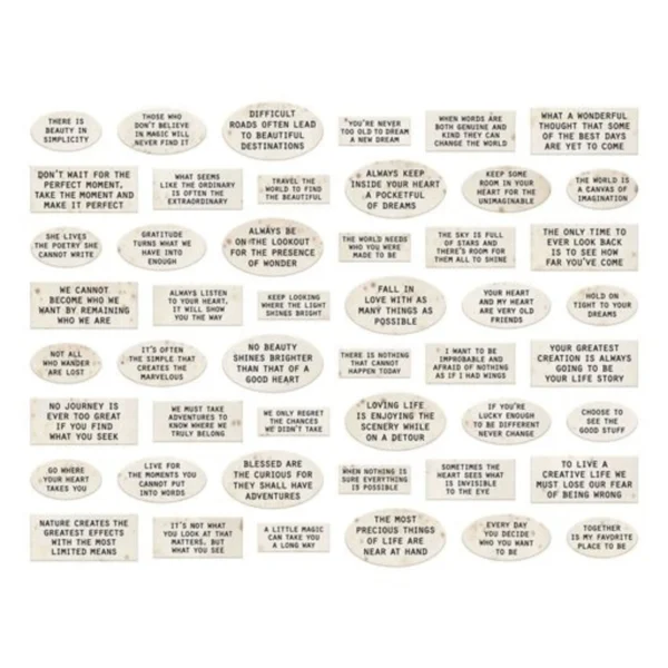 Tim Holtz Quote Chips Labels (TH94320)