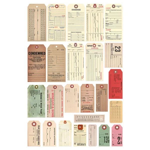 Tim Holtz Salvaged Tags (TH94048)