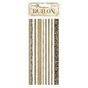 Alterego Rub-On 4x8,5 Inch Stripes (DFLRB121)