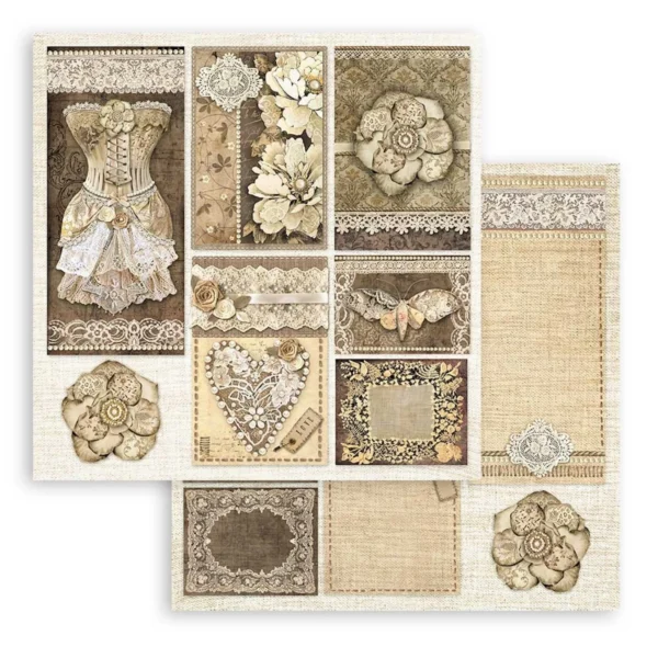Old Lace 8x8 Inch Paper Pack (SBBS116)