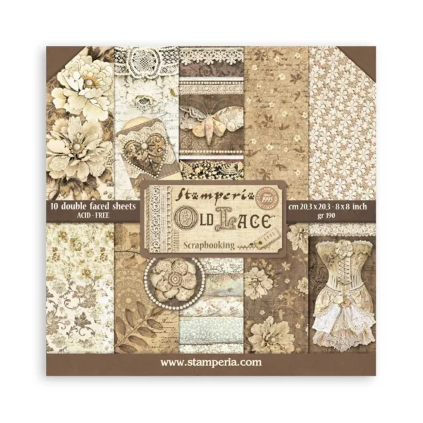 stamperia-old-lace-8x8-inch-paper-pack-sbbs116