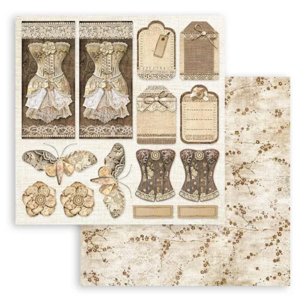 Old Lace 8x8 Inch Paper Pack (SBBS116)