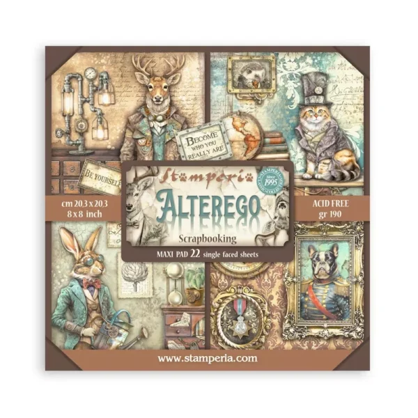 Alterego 8×8 Inch Paper Pack Maxi (Single Face) (SBBSXB06)