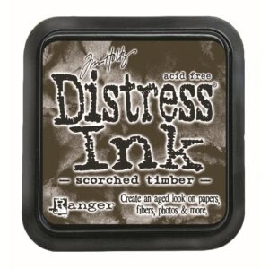 Tim Holtz Distress Ink Scorched Timber Pad (TIM83443)