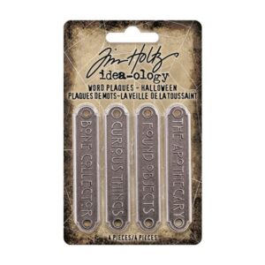 Tim Holtz Halloween Word Plaques (TH94164) (DISCONTINUED)