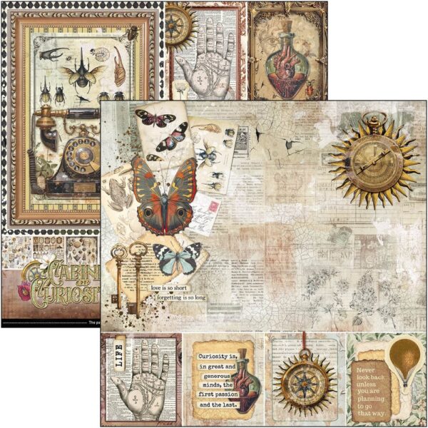 Cabinet of Curiosities 12x12 Inch Paper Pad (12pcs) (CBPM085)