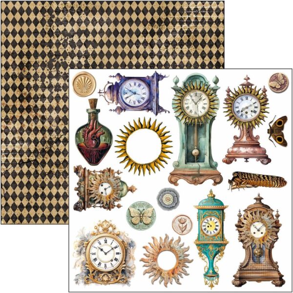 Cabinet of Curiosities 6x6 Inch Fussy Cut Pad (24pcs) (CBQE085)