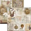 Cabinet of Curiosities 8x8 Inch Paper Pad (12pcs) (CBH085)