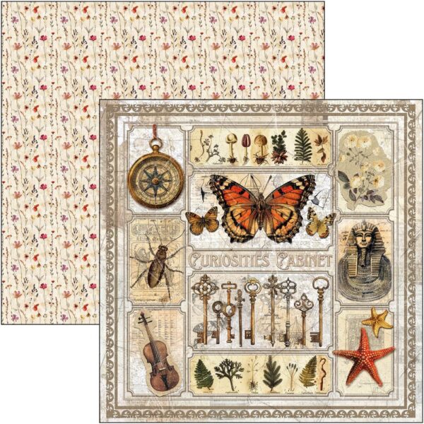 Cabinet of Curiosities 8x8 Inch Paper Pad (12pcs) (CBH085)
