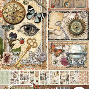 Cabinet of Curiosities A4 Creative Pad (9pcs) (CBCL085)