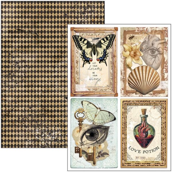 Cabinet of Curiosities A4 Creative Pad (9pcs) (CBCL085)