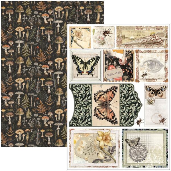Cabinet of Curiosities A4 Creative Pad (9pcs) (CBCL085)