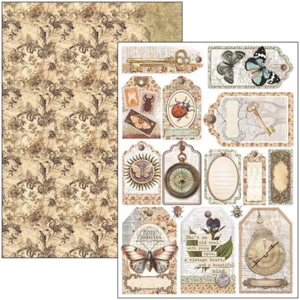 Cabinet of Curiosities A4 Creative Pad (9pcs) (CBCL085)