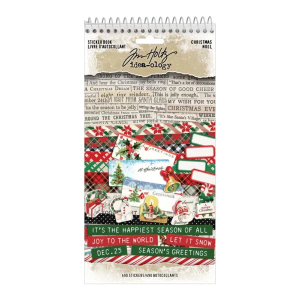 Tim Holtz Christmas Sticker Book (TH94451)