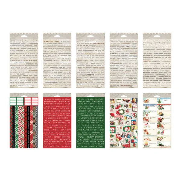 Tim Holtz Christmas Sticker Book (TH94451)