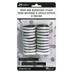 Ranger Mini Ink Blending Foam 1 Inch Round Replacement (20pcs) (IBT40972)