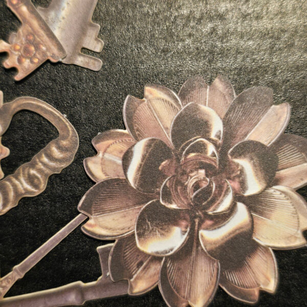 Steampunk - die cuts 15 papieren knipsels (P29)