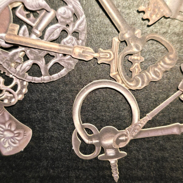 Steampunk - die cuts 15 papieren knipsels (P29)