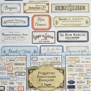 Etiquettes publicitaires Françaises Collection Vintage - P20