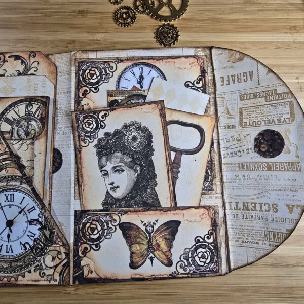 Steampunk Junk Journal set (K07)