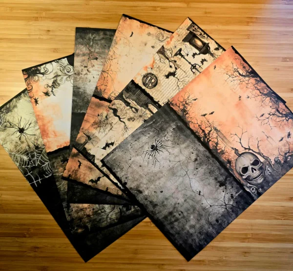 Papier Halloween Vintage journal P09