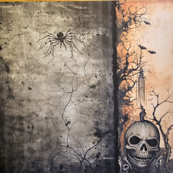 Vintage A5 halloween journal papier (P09)