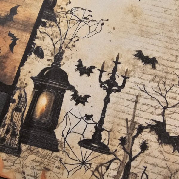 Vintage A5 halloween journal papier (P09)