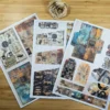 Donkere industriële junkjournal Scrapbookingpapier (P06)