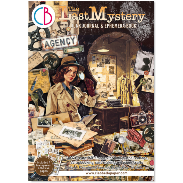 The Last Mystery A4 Junk Journal Ephemera Book (32pcs) (CBB017)