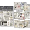 Vintage Scripts Mixed Media Stickers (10pcs) (MB003)