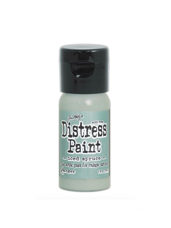 Tim Holtz Distress Paint Flip Top Iced Spruce 1 oz (TDF53095) Tim Holtz Distress Paint Flip Top Iced Spruce 1 oz (TDF53095)