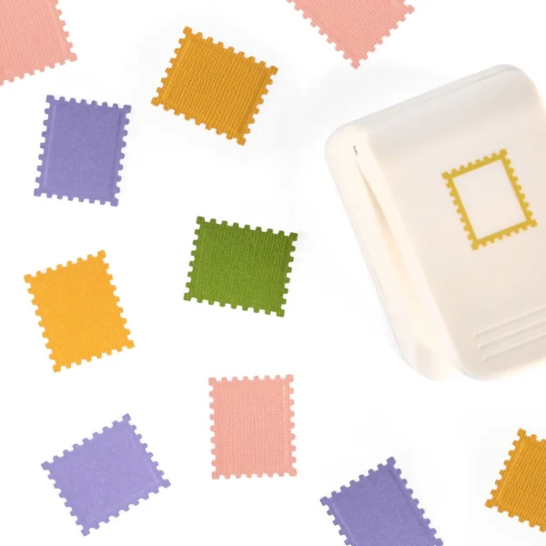 Embossing Figuurpons Postzegel Medium 2,8x2,4cm - Vaessen Creative (21478-001)