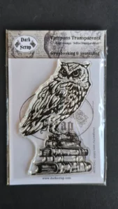 Tampon Hibou et livres - TS 001