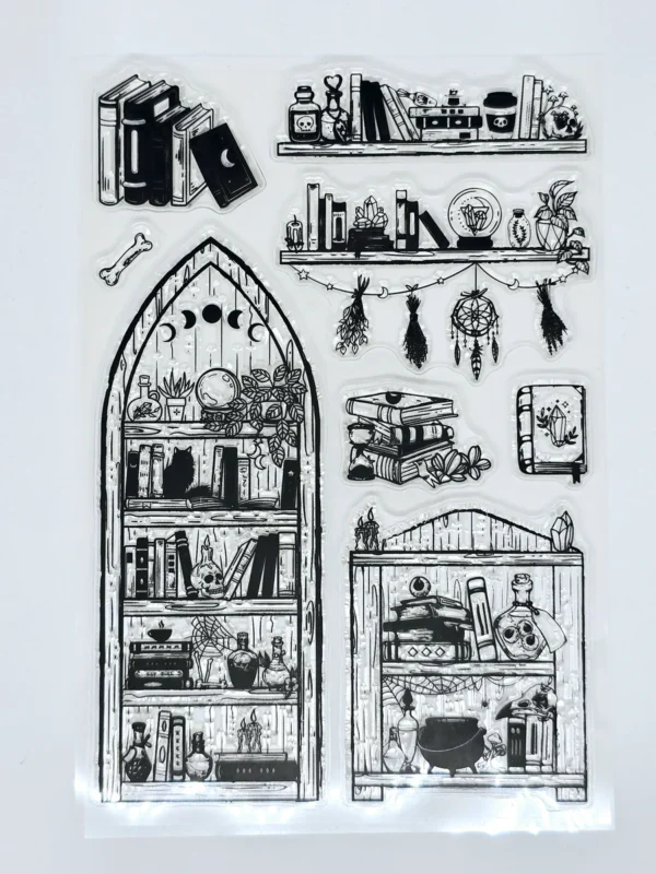 Tampon-bibliotheque-witchy-T55