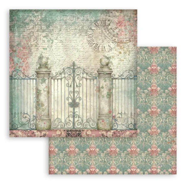 Gardens of Time 12x12 Inch Paper Pack Maxi Background (SBBL186)