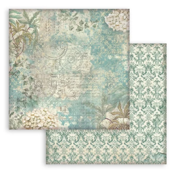 Gardens of Time 12x12 Inch Paper Pack Maxi Background (SBBL186)