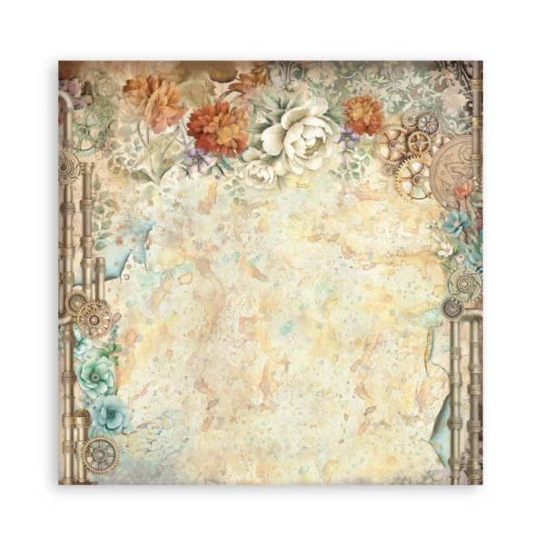 Gardens of Time 8x8 Inch Paper Pack Maxi Background (SBBS142)