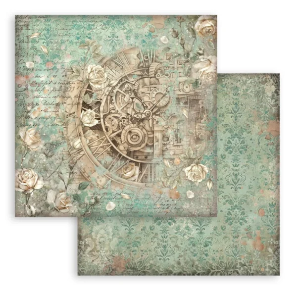 Gardens of Time 8x8 Inch Paper Pack Maxi Background (SBBS142)
