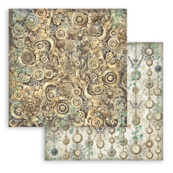 Gardens of Time 8x8 Inch Paper Pack Maxi Background (SBBS142)