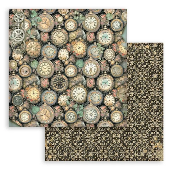 Gardens of Time 8x8 Inch Paper Pack Maxi Background (SBBS142)