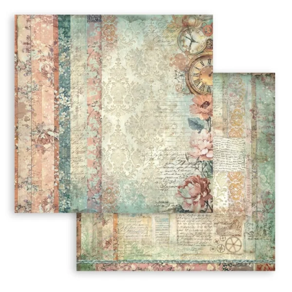 Gardens of Time 8x8 Inch Paper Pack Maxi Background (SBBS142)