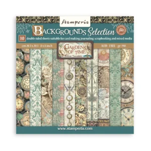 Gardens of Time 8x8 Inch Paper Pack Maxi Background Selection by Antonis Tzanidakis (SBBS142)