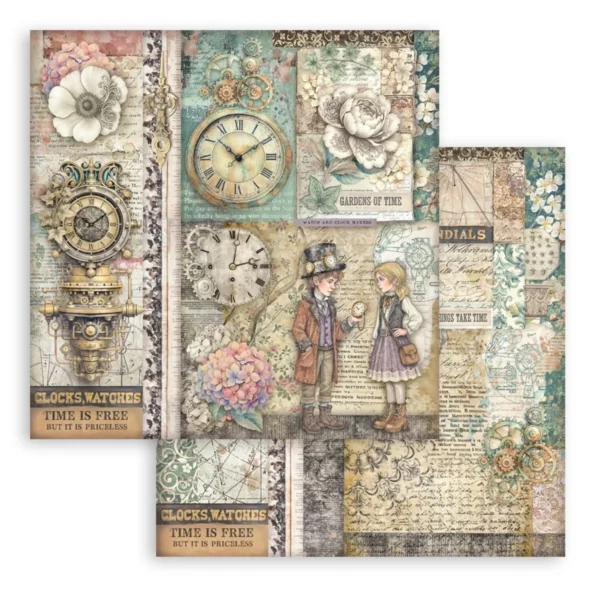 Gardens of Time 8x8 Inch Paper Pack (SBBS141)