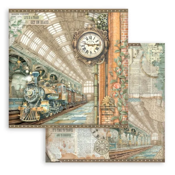 Gardens-of-Time-8x8-Inch-Paper-Pack-by-Antonis-Tzanidakis-SBBS141