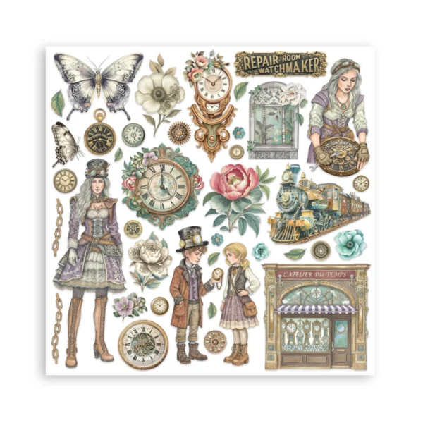 Gardens of Time 8x8 Inch Paper Pack (SBBS141)