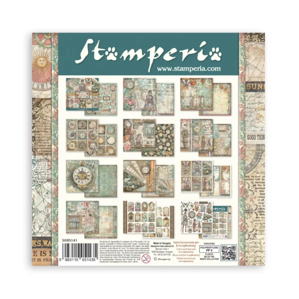 Gardens-of-Time-8x8-Inch-Paper-Pack-by-Antonis-Tzanidakis-SBBS141