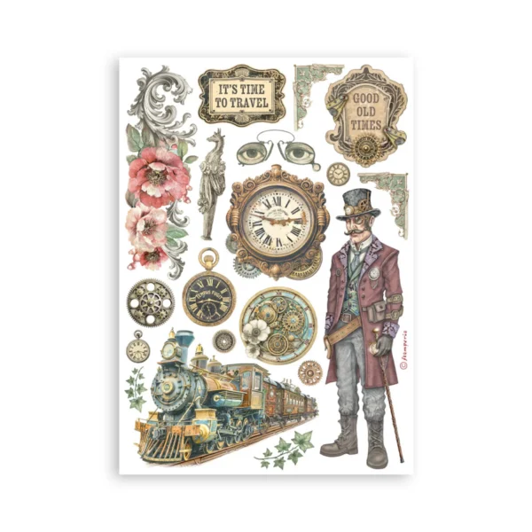 Gardens of Time A5 Washi Pad - 8pcs (SBW32)